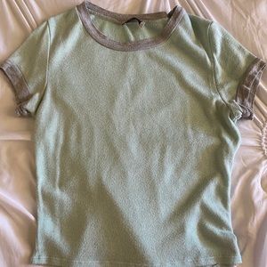 mint knit top